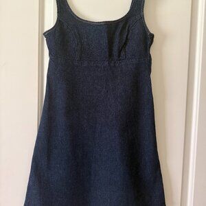 Denim Pinafore Dress